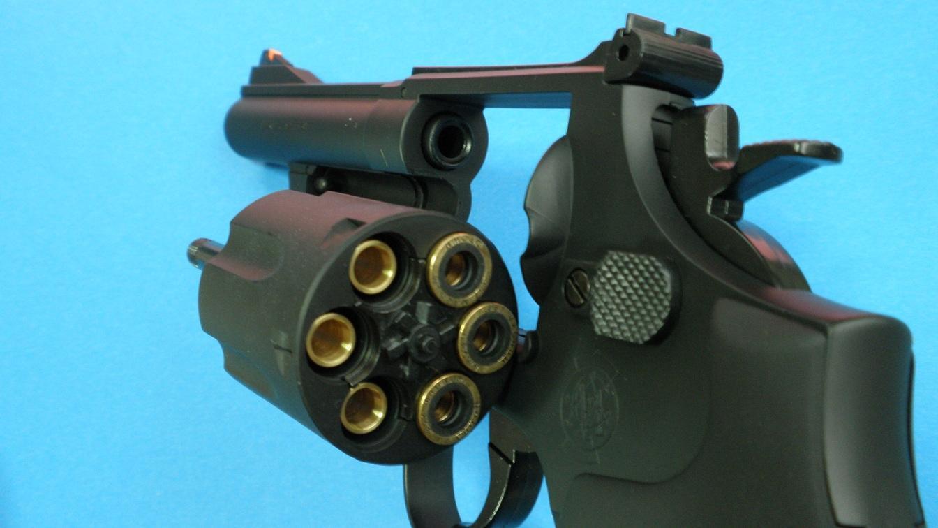 クラウンモデル S&W M19 4インチ ガスリボルバーをレビュー