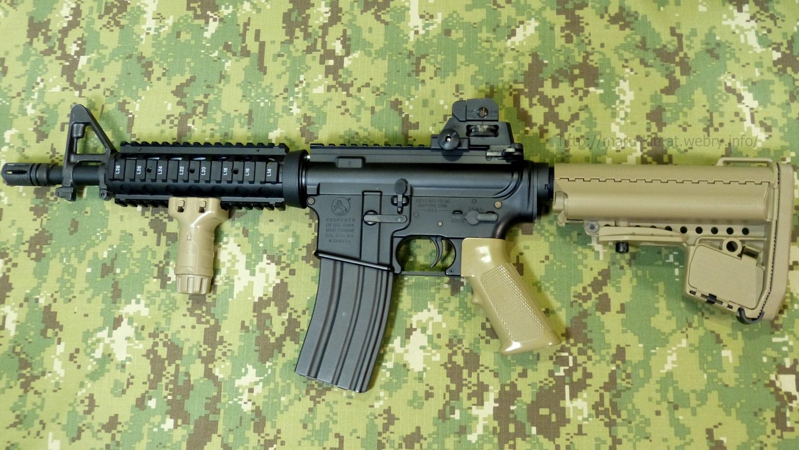 東京マルイ CQB-R FDE M4A1 次世代電動ガンのレビュー: まる吉のトイガン駐屯地