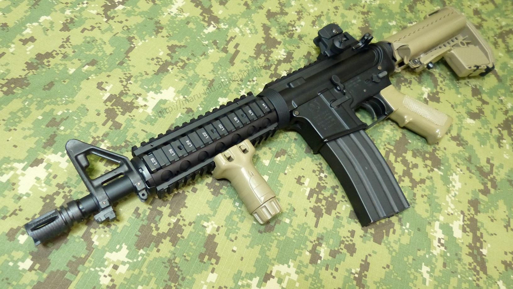 東京マルイ CQB-R FDE M4A1 次世代電動ガンのレビュー: まる吉のトイガン駐屯地