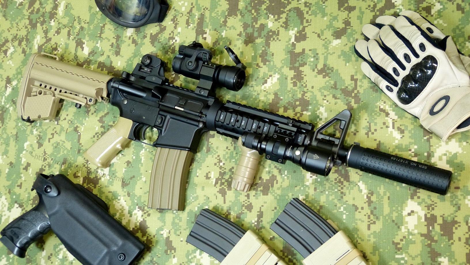 東京マルイ CQB-R FDE M4A1 次世代電動ガンのレビュー: まる吉のトイガン駐屯地