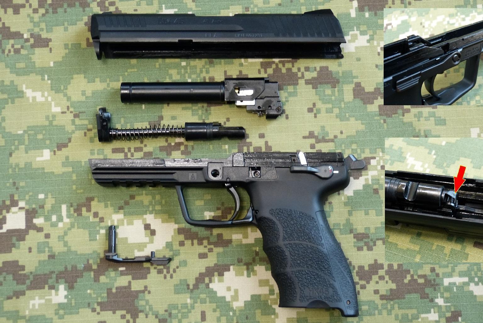 東京マルイ HK45 ガスブローバックをレビュー: まる吉のトイガン基地