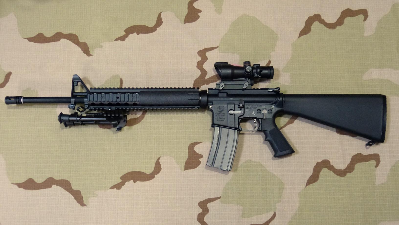 WA M16A4 RISカスタムII ガスブローバックをレビュー: まる吉の 