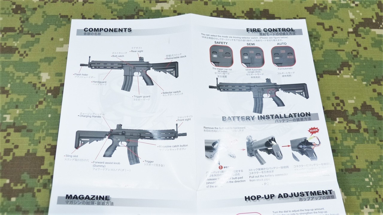 ST HK416 D14.5RS スポーツライン G3電動ガン その1: まる吉のトイガン駐屯地